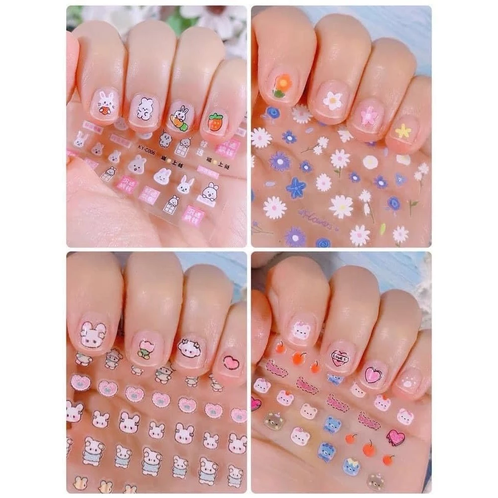 Làm thế nào để dán sticker móng cho bé gái mà không bị bong tróc?