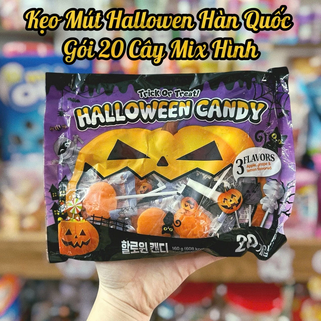 Kẹo Mút Trái Cây Hàn Quốc Có Đủ An Toàn Cho Bé Ăn Vặt Trong Halloween?