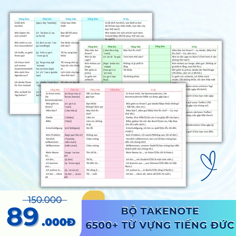 Làm thế nào để học tiếng Đức hiệu quả với bộ từ vựng 6500+ từ mà không bị nhàm chán?