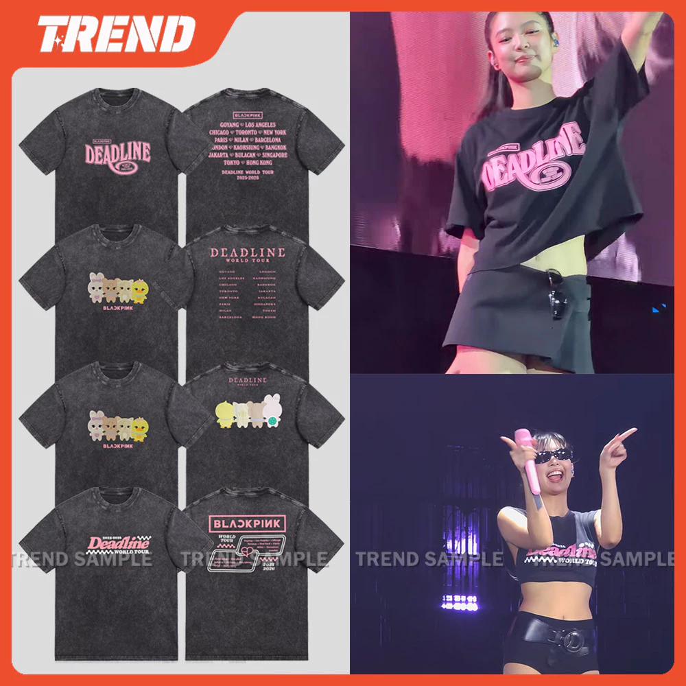 Áo thun cotton vintage unisex cho fan BlackPink có thực sự bền sau nhiều lần giặt?