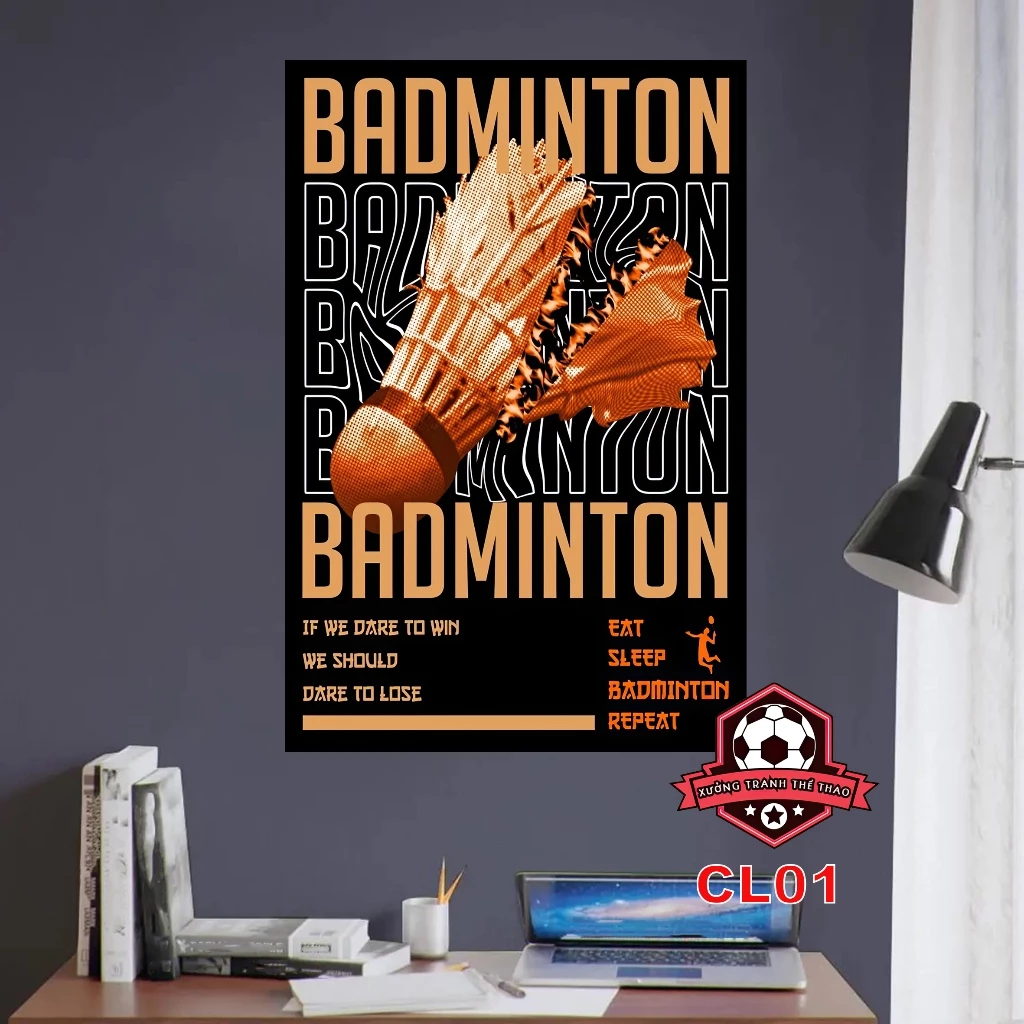 Làm thế nào để dán poster cầu lông lên tường mà không bị bong tróc sau vài ngày?