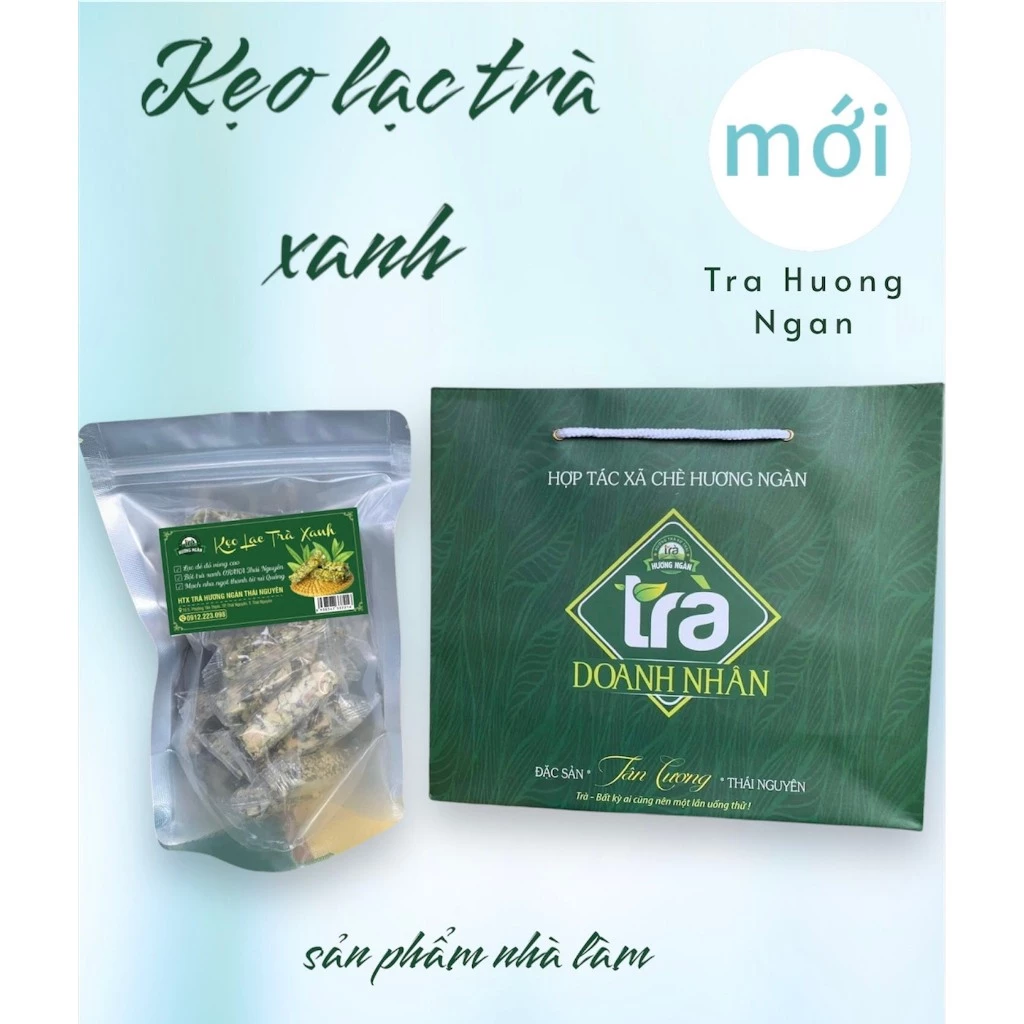Làm thế nào để phân biệt kẹo lạc trà xanh matcha thật và giả khi mua ở siêu thị?