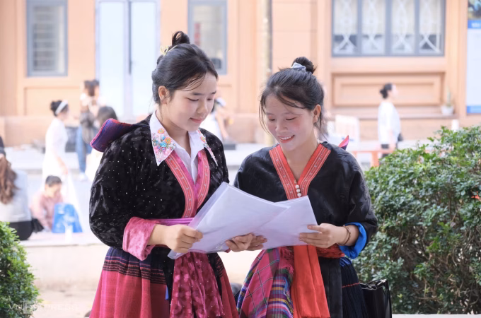 Th&iacute; sinh x&eacute;t tuyển v&agrave;o Đại học Sư phạm H&agrave; Nội năm 2025. Ảnh: Dương T&acirc;m