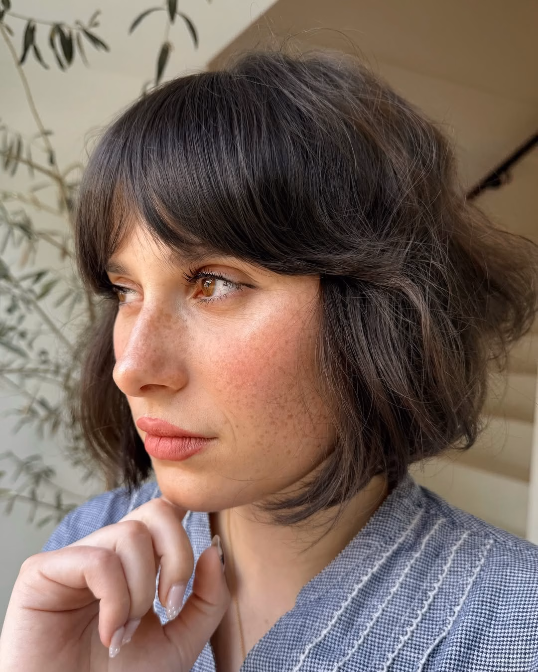Cắt tóc bob kiểu Pháp – Phong cách ngắn gọn, chic và dễ dàng chăm sóc Image: @ pollyandstone