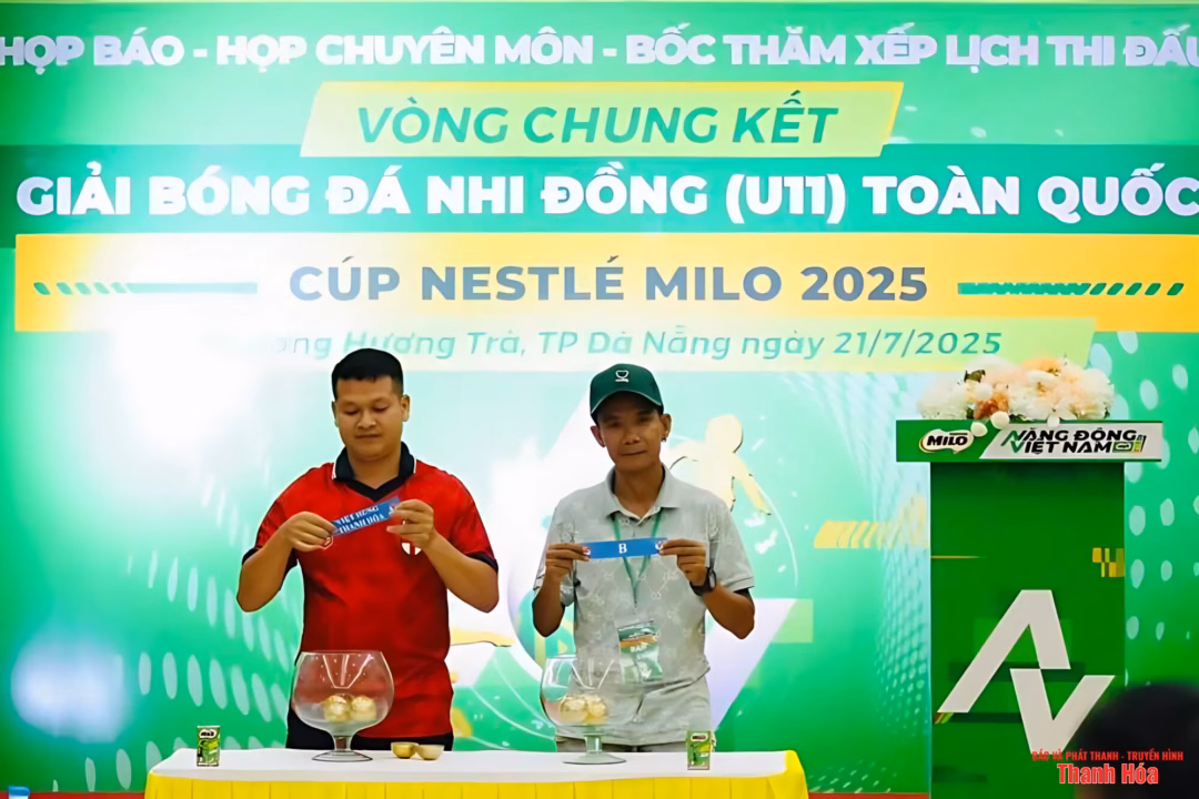 U11 Việt Hùng Thanh Hoá quyết chiến tại VCK giải Bóng đá Nhi đồng toàn quốc 2025