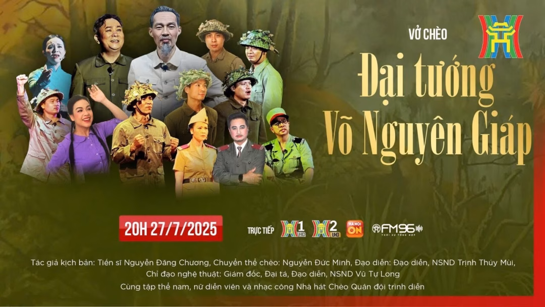 Tiến sĩ Nguyễn Đăng Chương ra mắt vở chèo về Đại tướng Võ Nguyên Giáp