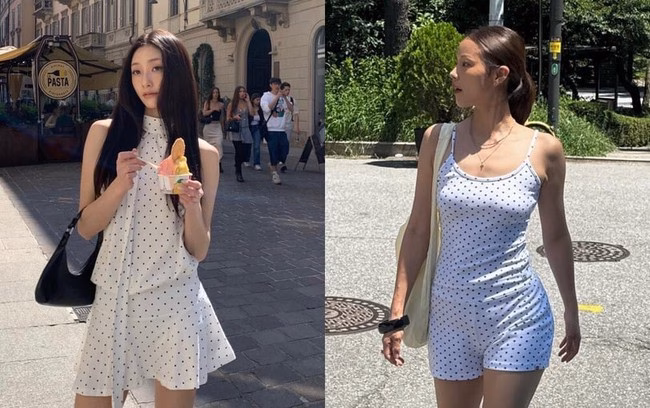 Xu hướng thời trang hè 2025 từ các fashionista Hàn Quốc: &quot;Làn sóng chấm bi retro&quot; quay trở lại! Ghi nhanh 5 gợi ý phối đồ cực xinh - Ảnh 7.