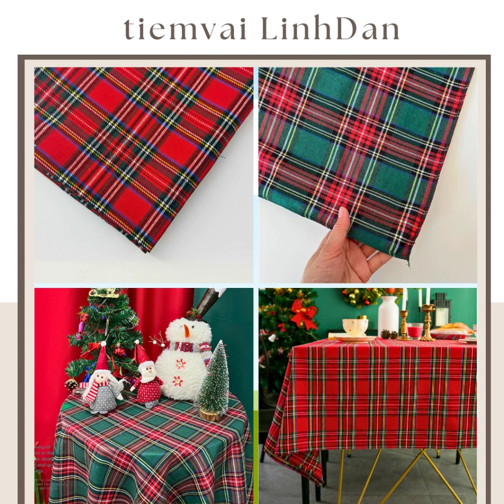 Mua vải cotton sọc caro để may đầm Noel, tôi đã phạm phải sai lầm gì?