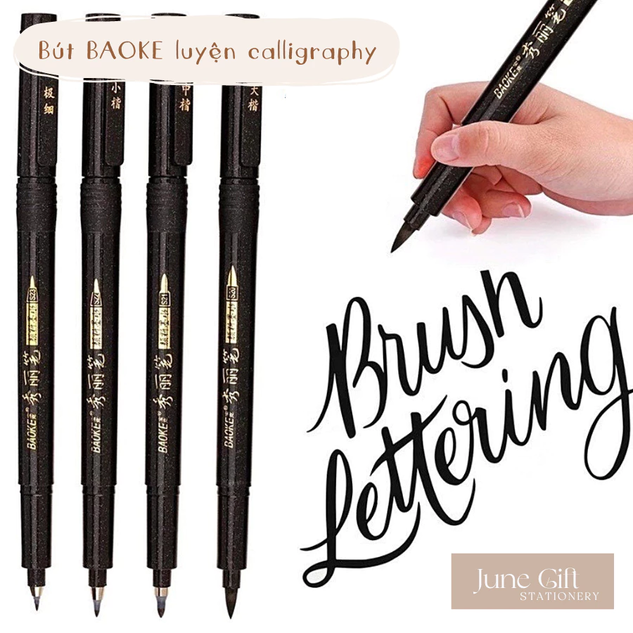 Làm thế nào để bút lông Baoke giúp bạn chinh phục nghệ thuật calligraphy mà không cần biết chữ đẹp từ đầu