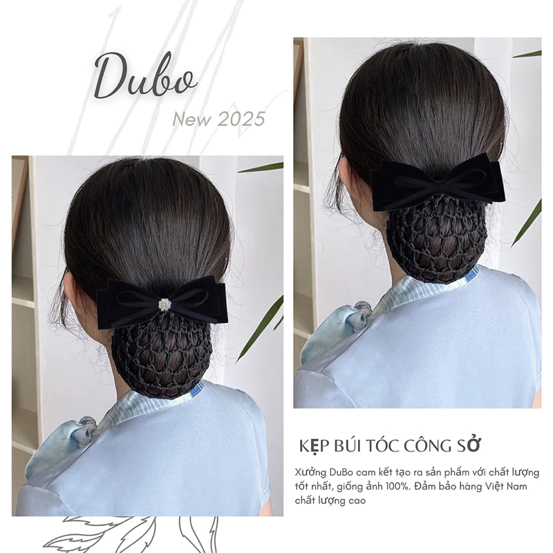 Làm thế nào để chọn kẹp búi tóc lưới phù hợp để không lộ lỗi trang phục nơi công sở?