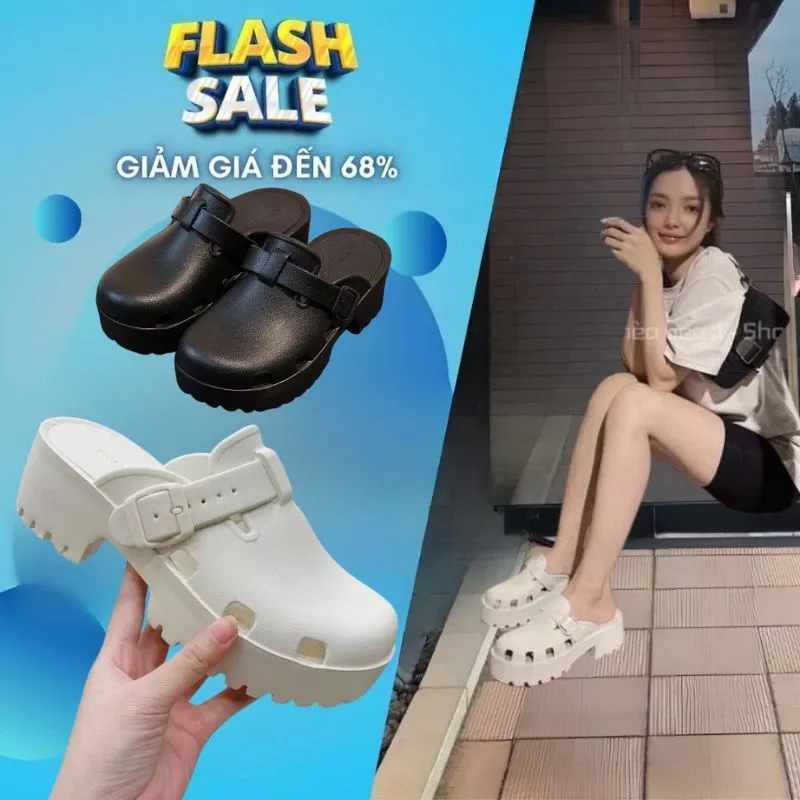 Mặc dép tăng chiều cao 6cm có gây hại cho chân không? Đánh giá thực tế từ người dùng dép sục nhựa Charles & Keith
