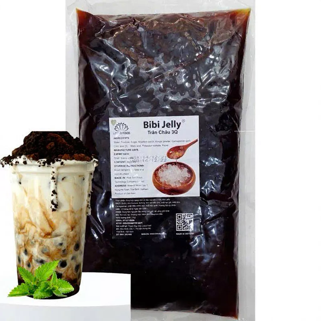 Làm thế nào để bảo quản trân châu 3Q đen BiBi Jelly không bị hư sau khi mở bịch?