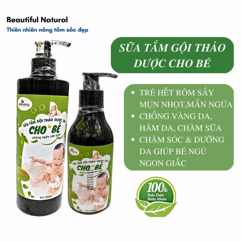 Sữa Tắm Gội Thảo Dược Cho Bé: Mẹo Dùng Hiệu Quả Mà Mẹ Không Thể Bỏ Qua