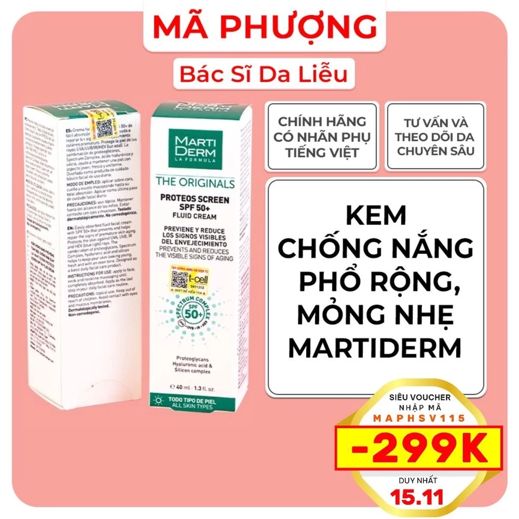 Tôi đã thử kem chống nắng Mar.ti.Derm và đây là điều tôi học được về chăm sóc da hàng ngày