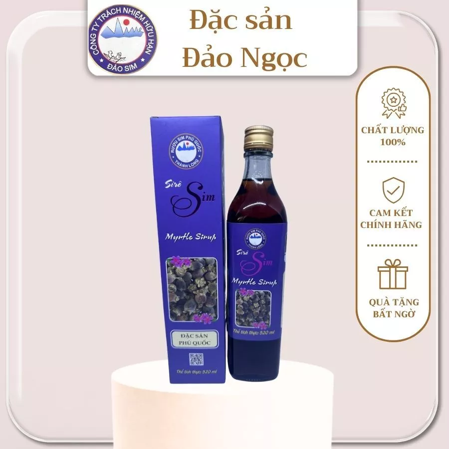 Lợi ích bất ngờ của siro sim đặc sản Đảo Ngọc mà bạn chưa biết