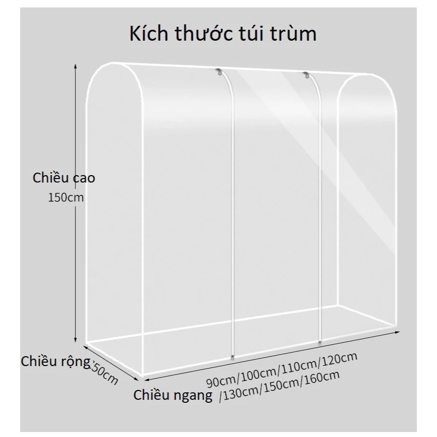 Làm thế nào để chọn túi trùm đồ đúng size và chất liệu cho mùa mưa?