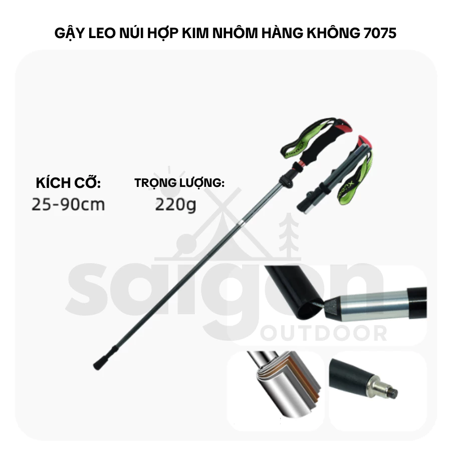 Làm thế nào để chọn gậy leo núi phù hợp cho chuyến đi rừng an toàn?