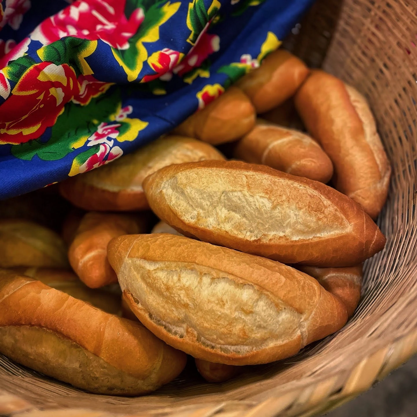 Ổ bánh mì Việt trong nhà hàng An Choi