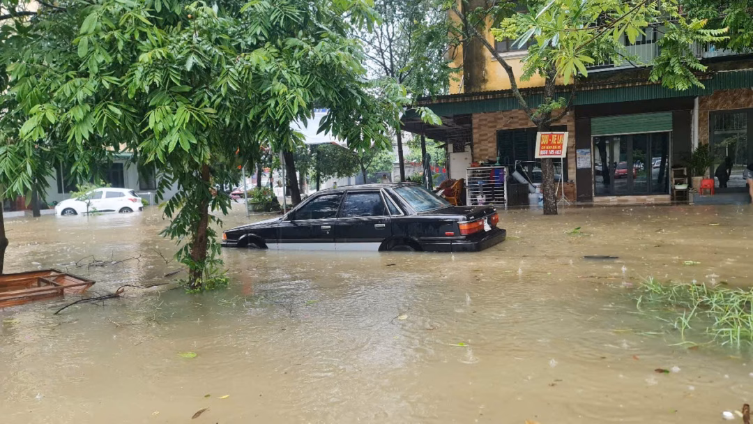 Bão số 3 gây thiệt hại nặng nề tại Thanh Hóa, hàng nghìn ha lúa bị ngập úng