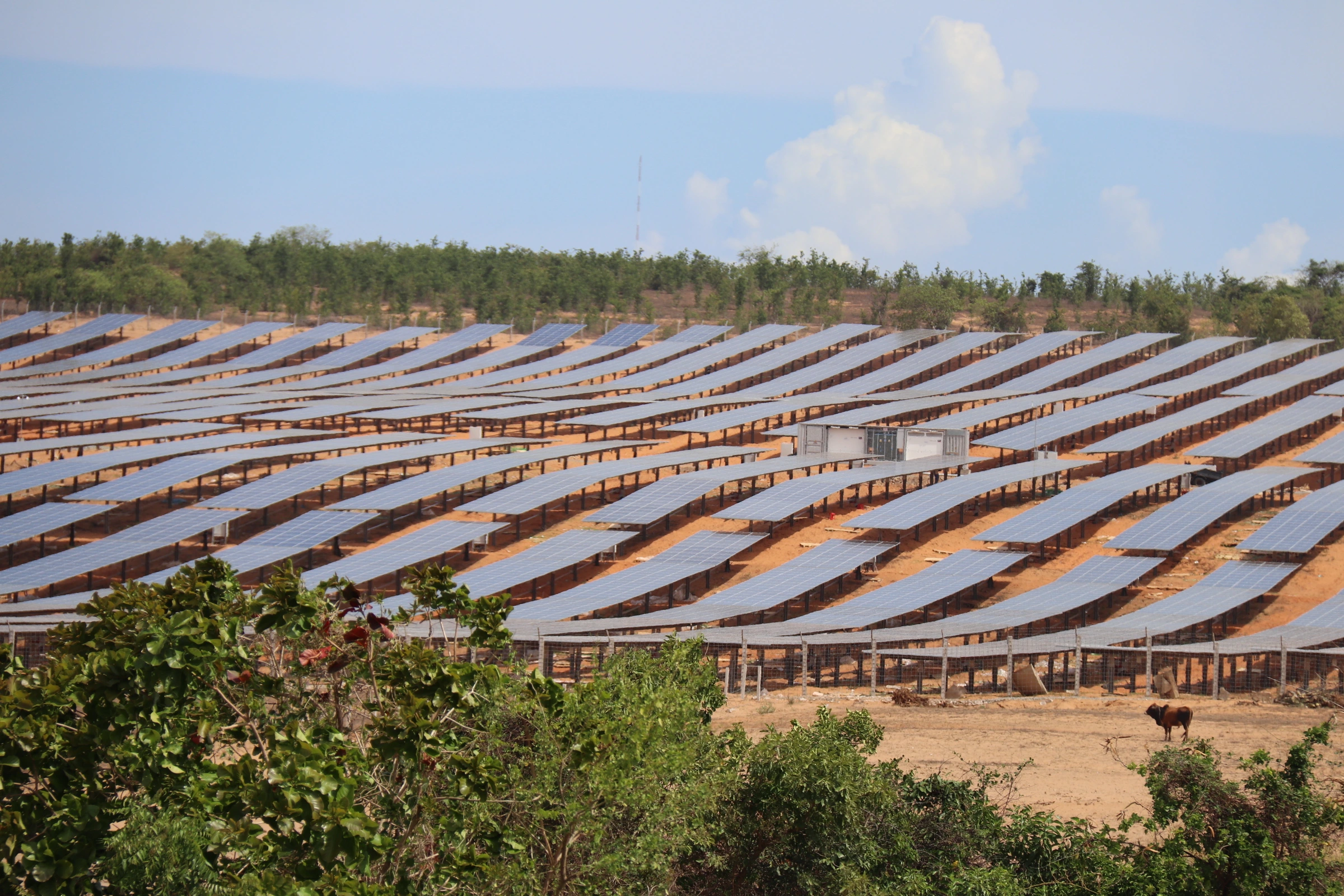 Lâm Đồng: Mũi Né tìm lối ra cho dự án du lịch vướng mắc về đất đai Dự án điện mặt trời ở xã Hồng Phong cũ, nay thuộc xã Hòa Thắng, tỉnh Lâm Đồng