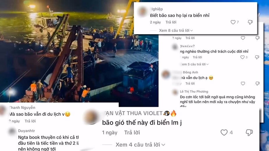Lật tàu vịnh Hạ Long: Mạng xã hội ‘đổ lỗi’ nạn nhân, nỗi đau càng day dứt