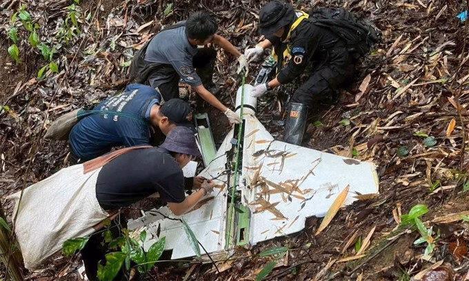 Máy bay không người lái quân sự Myanmar rơi ở Thái Lan