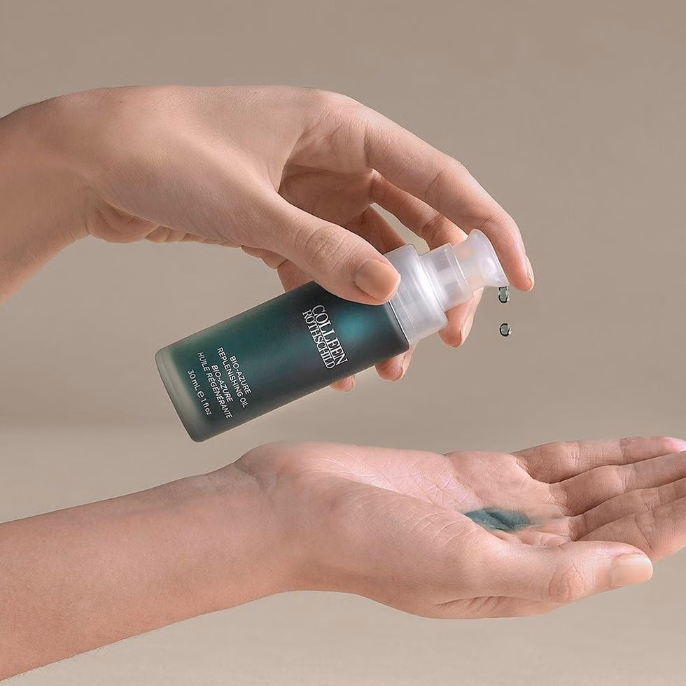 Mỹ phẩm Colleen Rothschild giảm giá toàn site: Kem mắt viral, peel da tại nhà và dòng sản phẩm chống lão hóa Bio-Azure Replenishing Oil