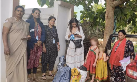 Cô gái Nga và 2 con gái sống trong hang sâu ở Ấn Độ nhiều năm