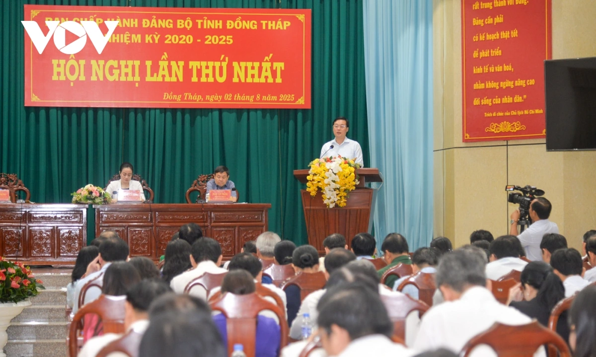 Tỉnh ủy Đồng Tháp tổ chức Hội nghị Ban chấp hành Đảng bộ tỉnh mở rộng lần thứ nhất nhiệm kỳ 2020 - 2025