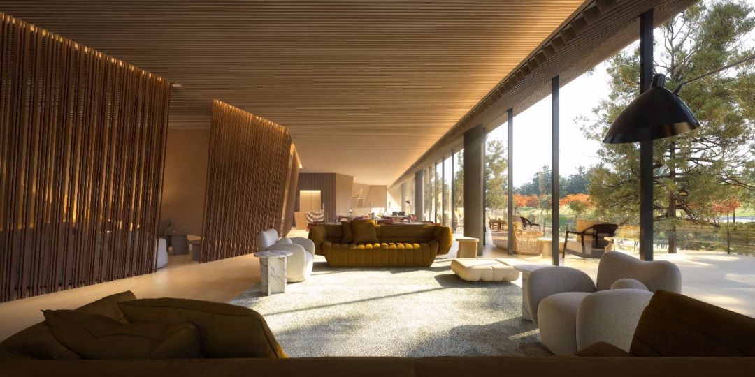 Haus Private Club – Biểu tượng xa xỉ mới của giới siêu giàu tại Đà Lạt Ghế sofa của Baxter