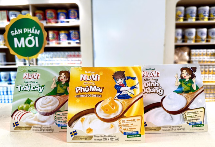 NuVi ra mắt sữa chua phô mai Hokkaido hỗ trợ tiêu hóa cho trẻ
