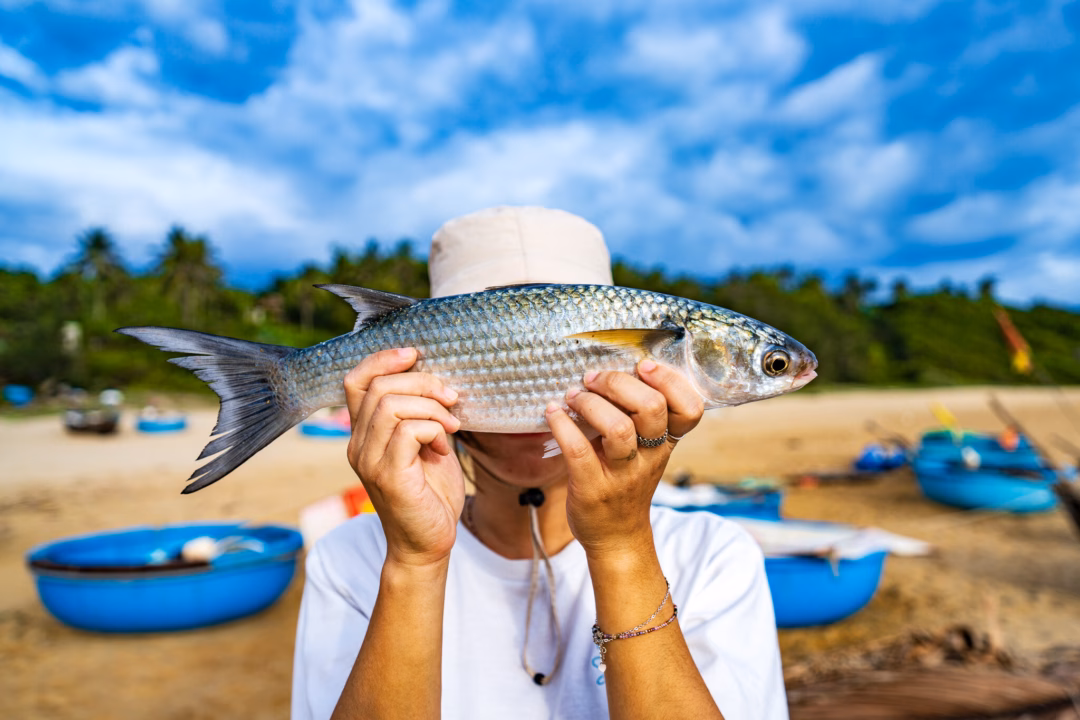 Về Quảng Ngãi, check-in làng Gò Cỏ sống như dân biển Sa Huỳnh Mỗi ngày chú Binh ra biển đánh cá từ 1-2 chuyến, nhiều hôm đi từ 18h đến 22h đêm. Không được nhiều cá, chú lại đi tiếp lúc 3h sáng. Nhịp sống trong nhà ở một làng chài xoay quanh lịch đi biển của chú.