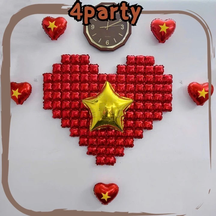 Khi trang trí phòng cưới, cầu hôn hay sinh nhật, tại sao nhiều người lại bỏ qua bóng trái tim khổng lồ 140cm?