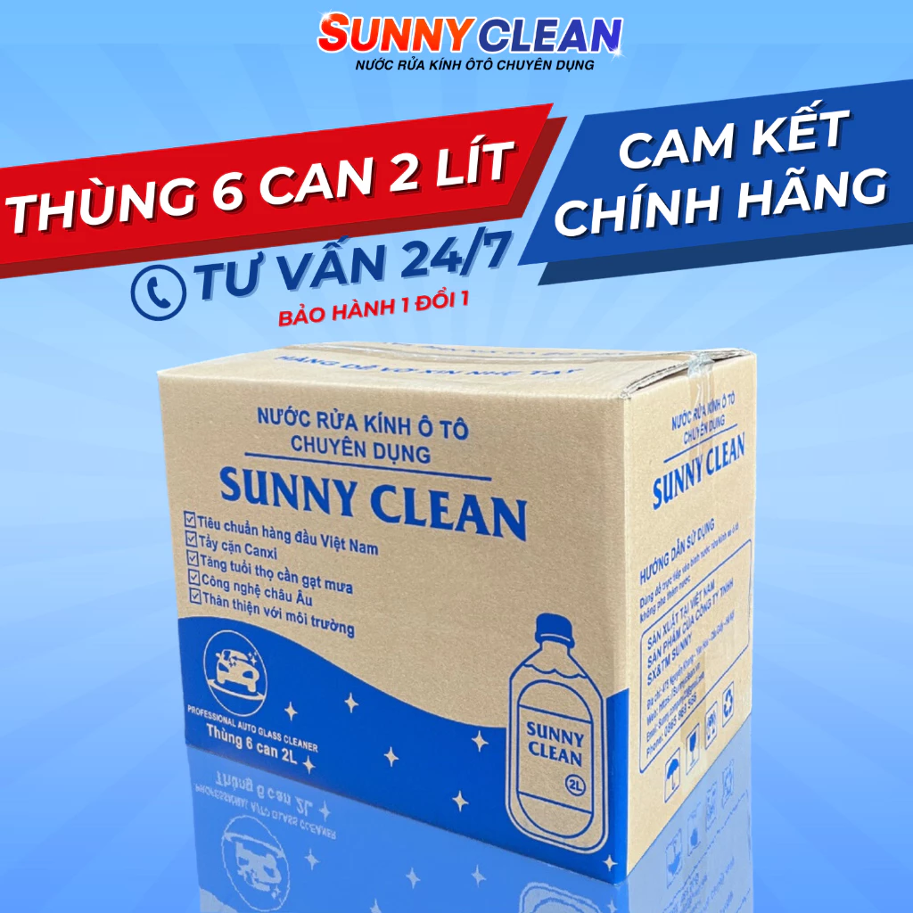 Làm Sạch Kính Ô Tô Dễ Dàng: Tôi Đã Tìm Được Bí Quyết Với Nước Rửa Kính SunnyClean
