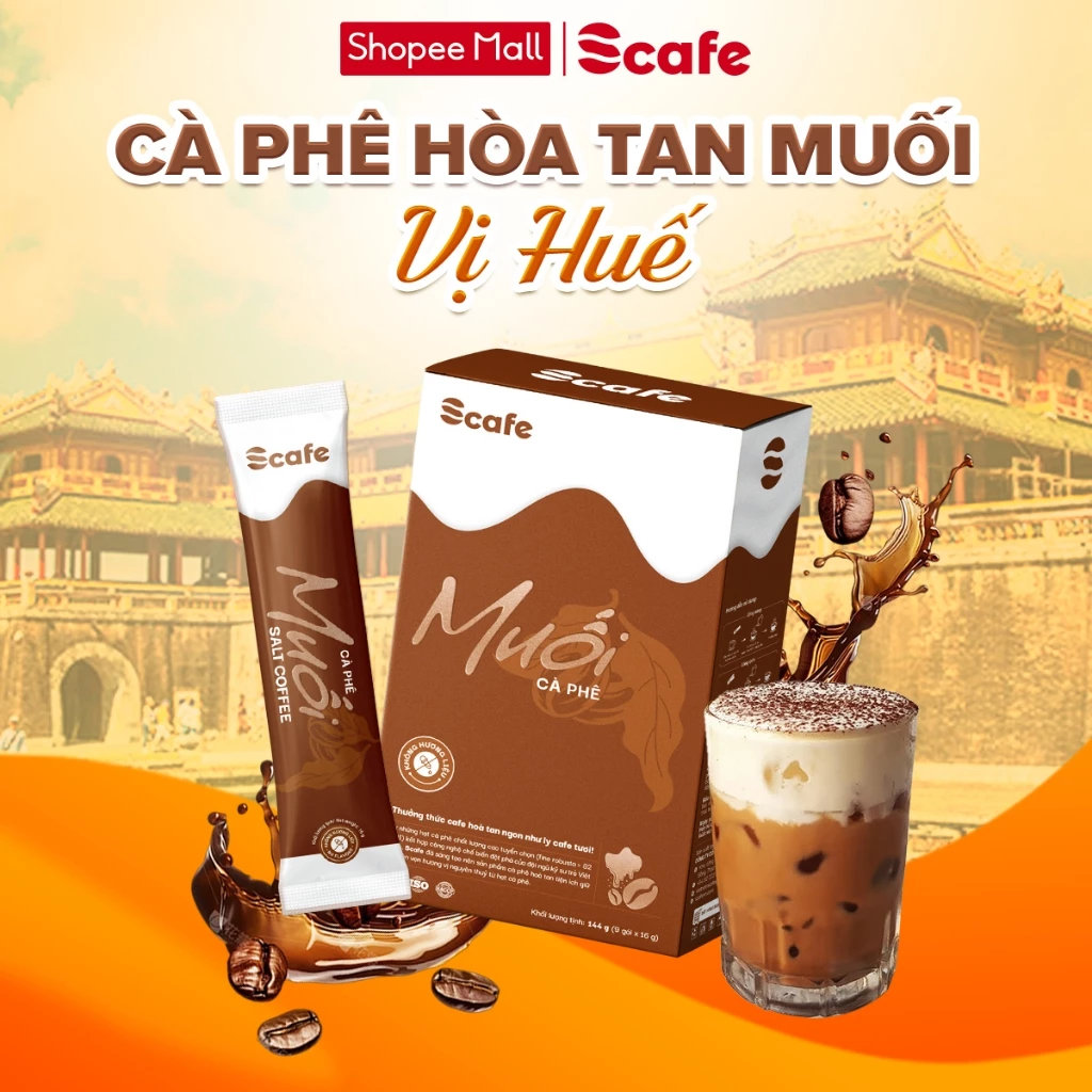 Cách Pha Cà Phê Hòa Tan Muối Scafe Việt Nam Đậm Đà, Sánh Mịn, Chuẩn Gu Huế