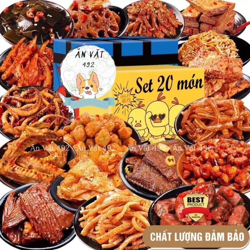 Tôi đã ăn thử Combo 20 Món Ăn Vặt Trung – Ăn Vặt 492, và đây là điều tôi không ngờ tới