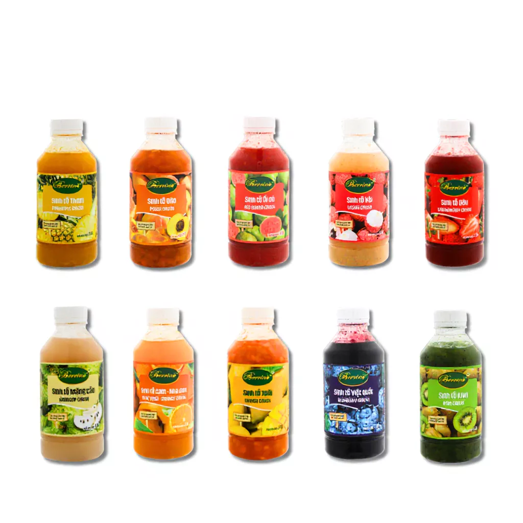 Làm thế nào để pha chế sinh tố ngon mà không bị thất bại nhờ Mứt Sinh Tố Berrino 1L