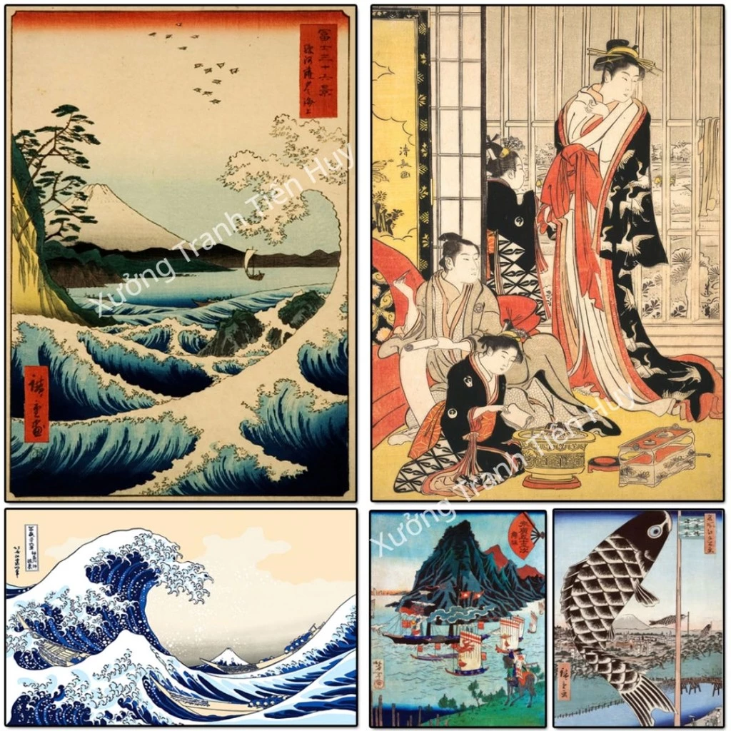 Làm thế nào để treo tranh giấy dán tường phong cách Retro Nhật Bản mà không làm hỏng tường?