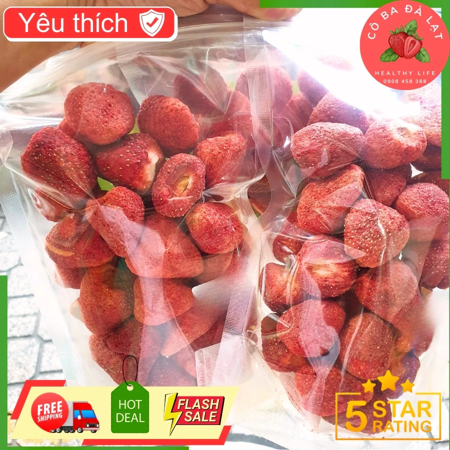 Dâu tây sấy giòn có thực sự tốt cho sức khỏe? Tôi đã ăn và nhận ra điều này