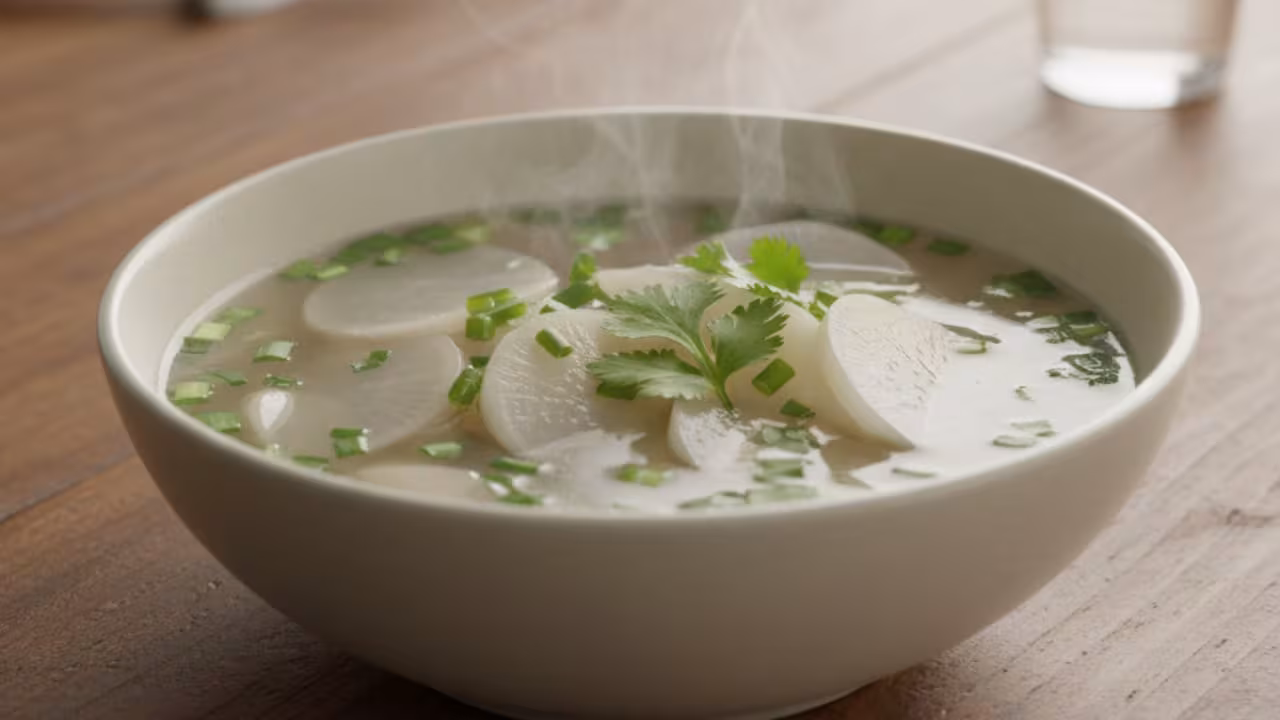 Giải pháp tự nhiên giảm táo bón: 2 ly nước và món súp củ cải trắng hiệu quả trong 2‑3 tuần