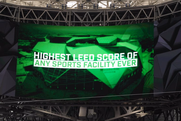 Mercedes‑Benz Stadium đạt chứng nhận m&ocirc;i trường