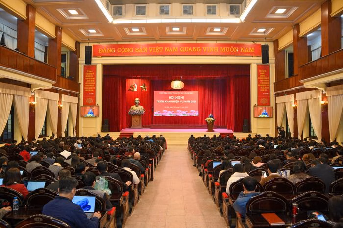 To&agrave;n cảnh hội nghị triển khai nhiệm vụ 2026