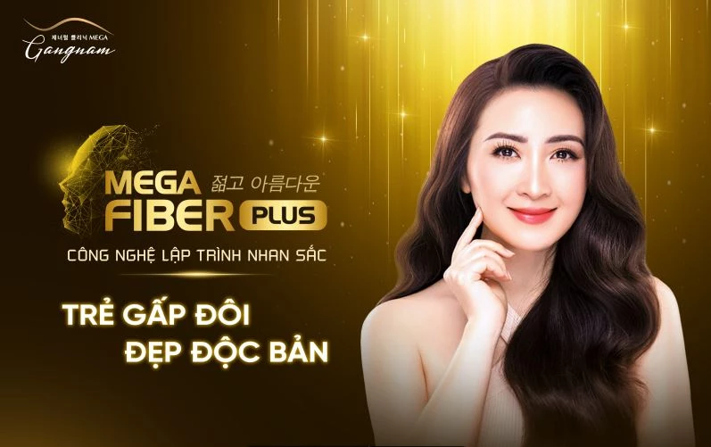 Công nghệ trẻ hóa da thế hệ mới, trẻ gấp đôi, đẹp độc bản- Mega Fiber Plus.