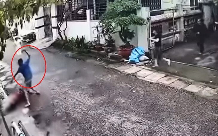 Chị Đỗ Thị Thảo bị thương điều trị tại bệnh viện - Ảnh: MXH
