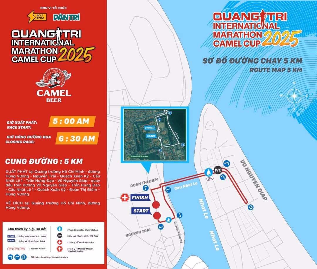 Xác định nhà vô địch 42km Quảng Trị International Marathon - Camel Cup - 2