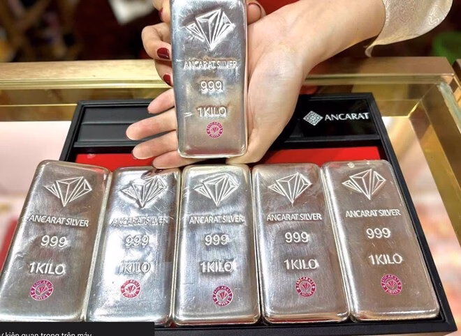 Trên thị trường thế giới, tính đến 17h15 ngày 3.8 (theo giờ Việt Nam), giá bạc niêm yết ở ngưỡng 36,76 USD/ounce. Biểu đồ: Phương Anh