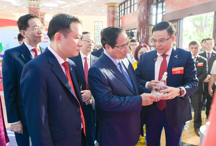 Thủ tướng Phạm Minh Chính tham dự đại hội - Ảnh: T.NGỌC