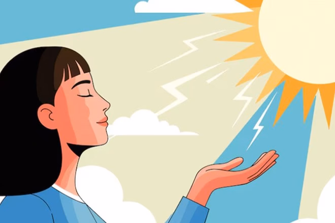 &Aacute;nh nắng mặt trời c&oacute; thể gi&uacute;p tăng serotonin v&agrave; dopamine