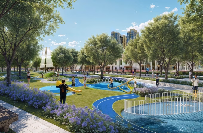 Khu trị liệu kho&aacute;ng n&oacute;ng tại Charmora City