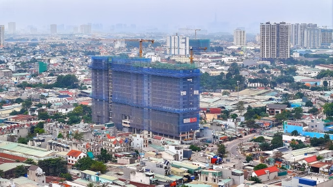 Thị trường căn hộ TP HCM và dự án tại Bình Dương Thị trường căn hộ TP HCM với các dự án đang triển khai tại Bình Dương. Ảnh: Phương Uyên
